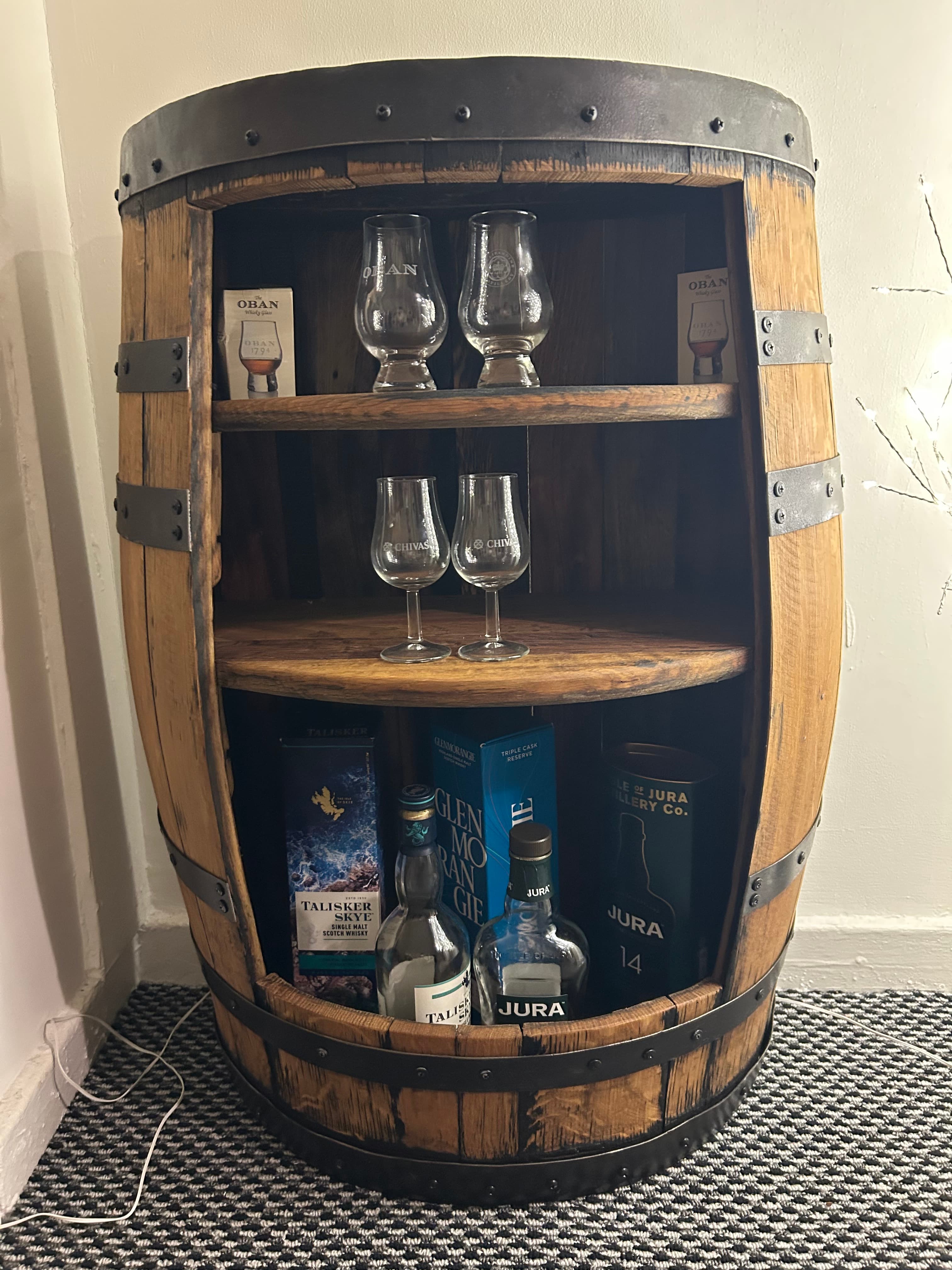 Half barrel bar prize